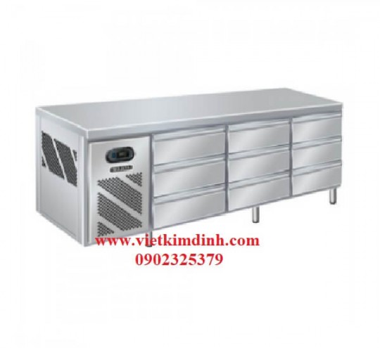 Bàn lạnh 9 hộc kéo